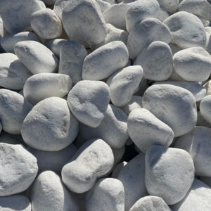 Vente Galet roulé blanc - Les pierres du paysage